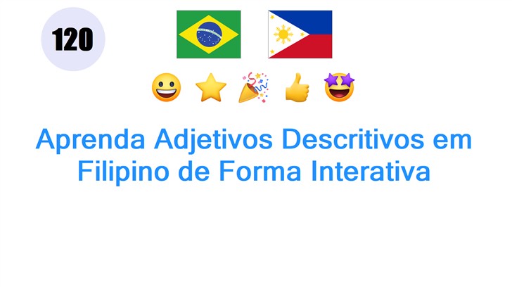 Aprenda Adjetivos Descritivos em Filipino de Forma Interativa